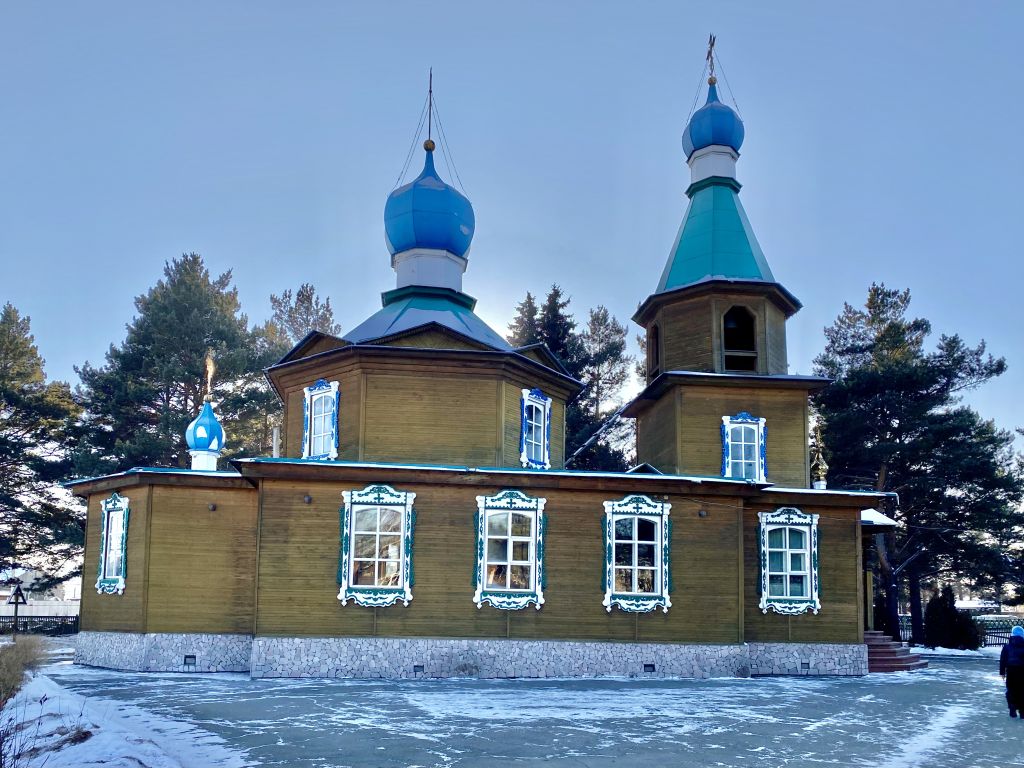 Церковь Казанской иконы Божией Матери, Смоленщина (Иркутский район, Иркутская область). фасады, Вид с севера