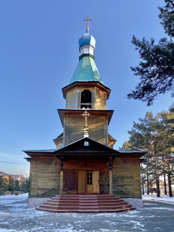 Церковь Казанской иконы Божией Матери, Смоленщина (Иркутский район, Иркутская область). фасады, Вид с запада