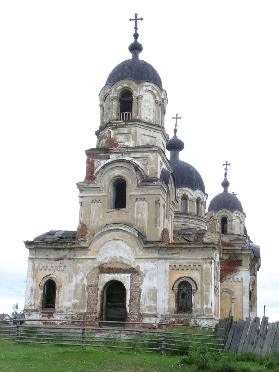 Церковь Николая Чудотворца, Голуметь (Черемховский район, Иркутская область). фасады