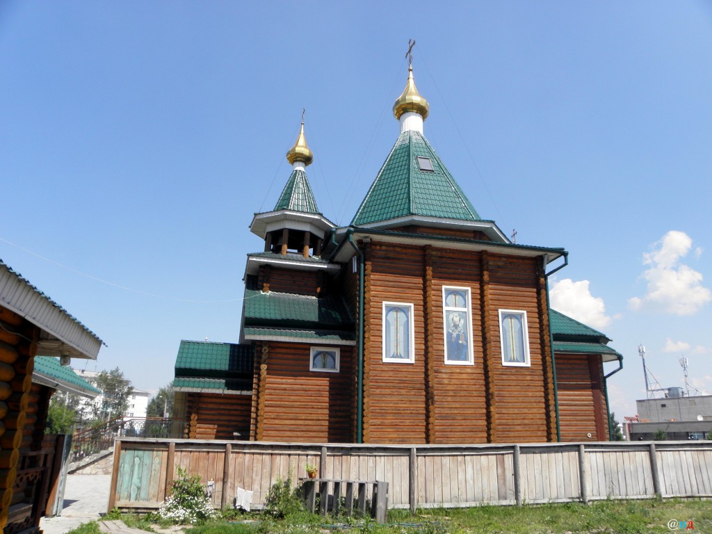 Усолье-Сибирское. Церковь Николая Чудотворца. фасады, Вид на западную сторону Свято-Никольского храма в г. Усолье-Сибирское, Иркутской области