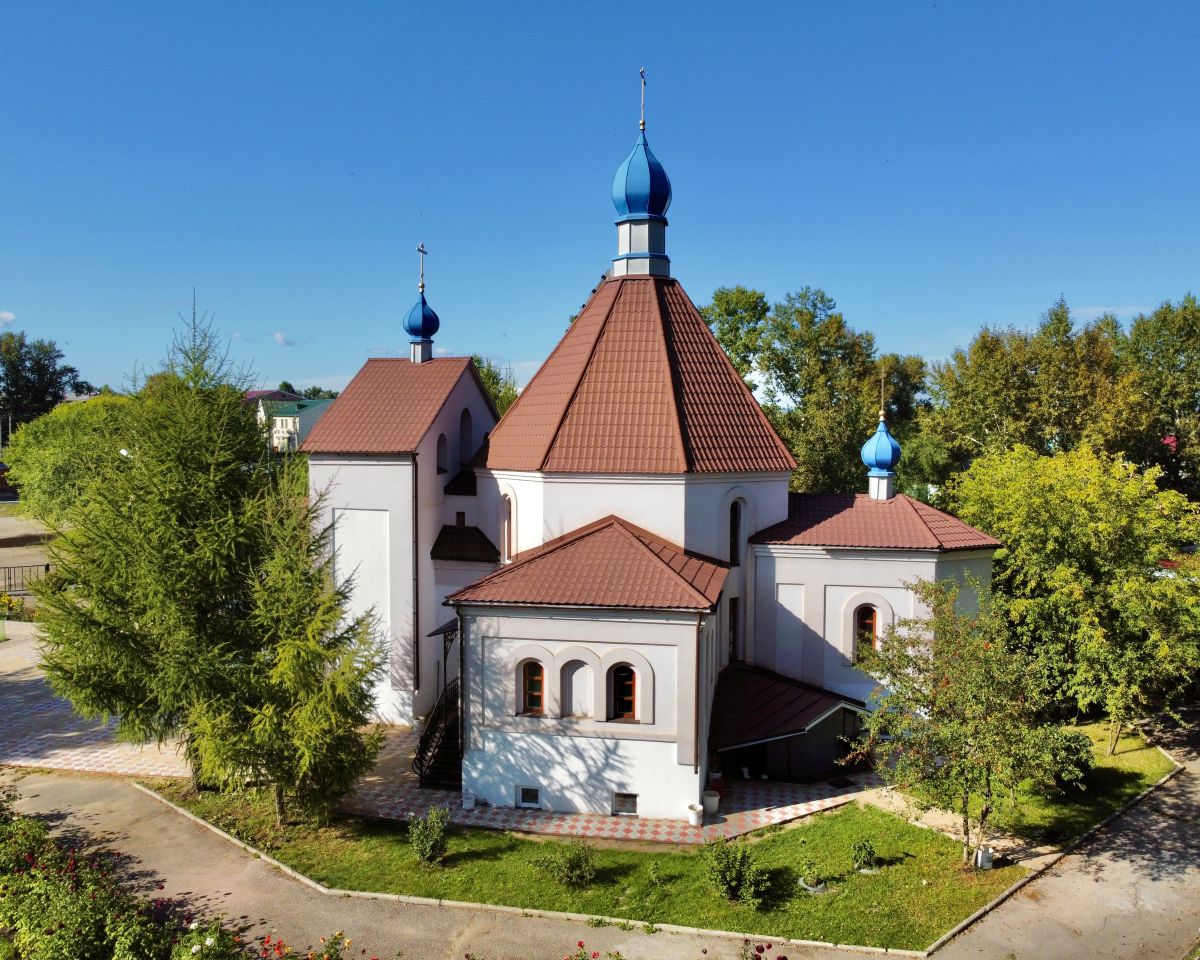 Церковь Троицы Живоначальной, Усть-Ордынский (Усть-Ордынский район, Иркутская область). фасады, Вид с юга