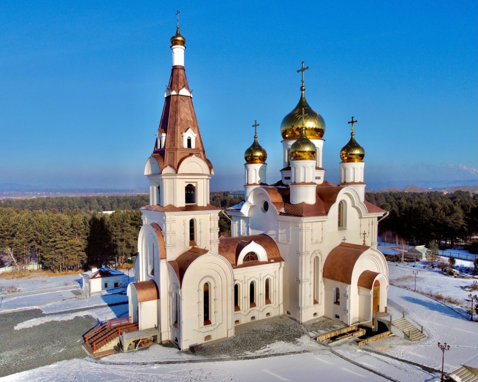 Церковь Петра и Павла, Шелехов (Шелеховский район, Иркутская область). общий вид в ландшафте, Вид с ЮЗ