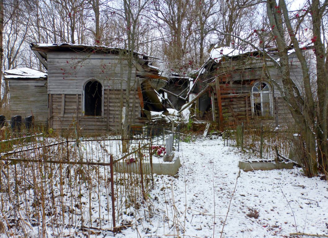 Церковь Бориса и Глеба, Новое Село (Бежецкий район, Тверская область). общий вид в ландшафте