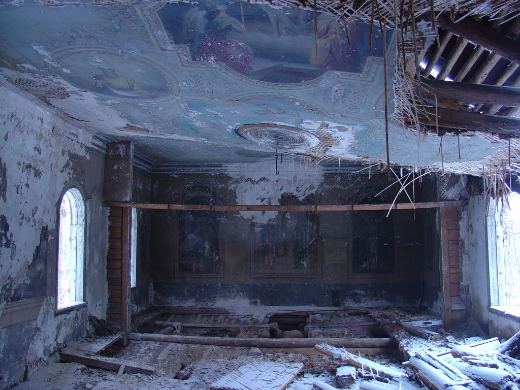 Церковь Бориса и Глеба, Новое Село (Бежецкий район, Тверская область). интерьер и убранство