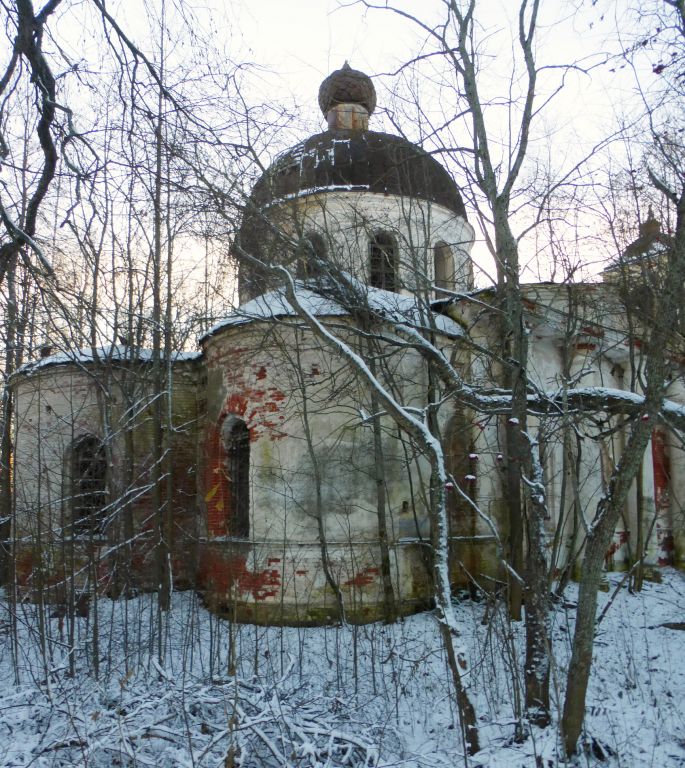 Церковь Спаса Преображения, Польцо (Бежецкий район, Тверская область). фасады