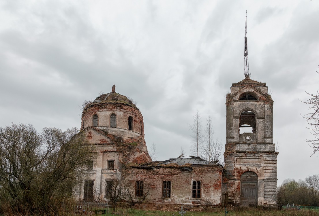 Церковь Спаса Нерукотворного Образа, Васюнино (Краснохолмский район, Тверская область). фасады