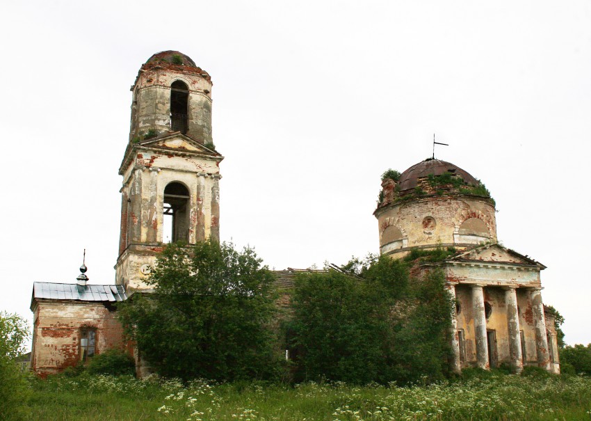 Церковь Успения Пресвятой Богородицы, Рачево (Краснохолмский район, Тверская область). фасады