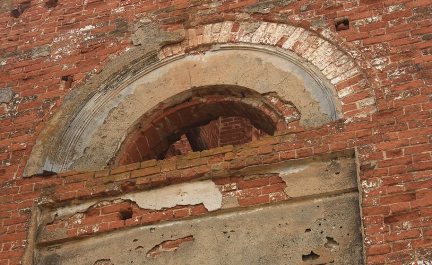 Церковь Николая Чудотворца, Красный Городок (Сергиевский район, Самарская область). архитектурные детали, Деталь декора северного фасада колокольни