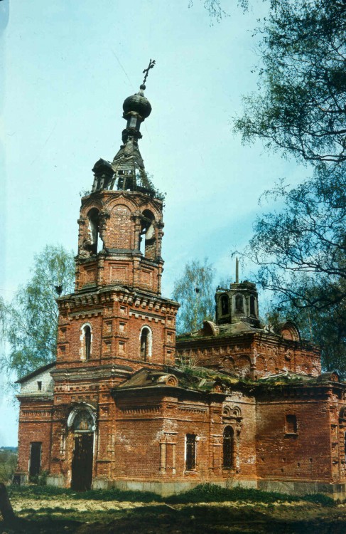 Нововведенское. Церковь Николая Чудотворца. фасады, 1994