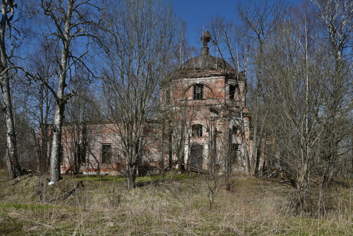 Церковь Покрова Пресвятой Богородицы, Ширятино (Кесовогорский район, Тверская область). фасады, Вид с юга