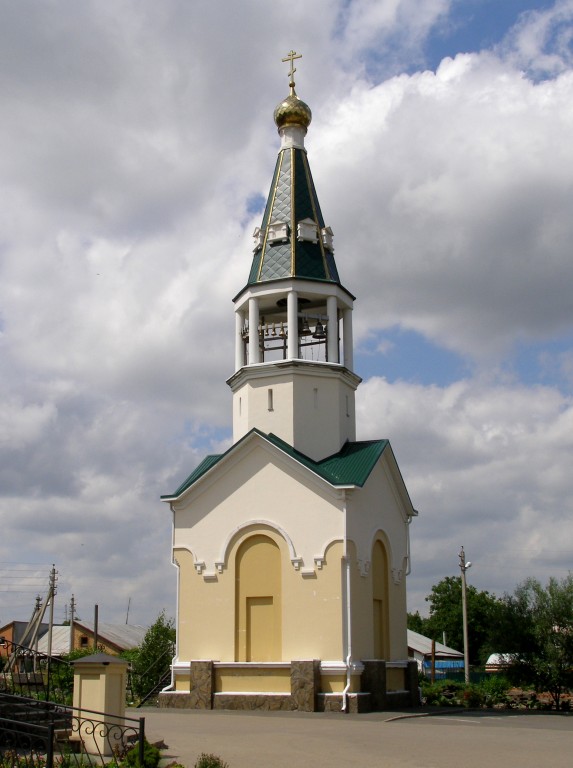 Рассвет. Церковь Кирилла и Мефодия. фасады, Отдельно стоящая колокольня. Вид с северо-востока.