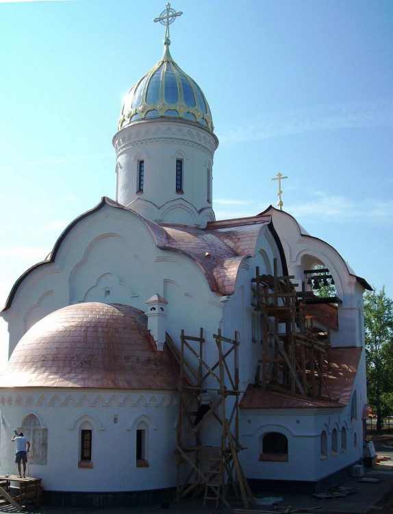 Приокский район. Церковь Георгия Победоносца в Ляхове. фасады, завершение строительства