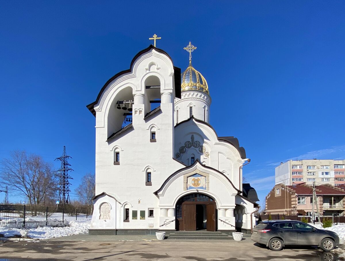 Церковь Георгия Победоносца в Ляхове, Приокский район (Нижний Новгород, город, Нижегородская область). фасады, Вид с юга