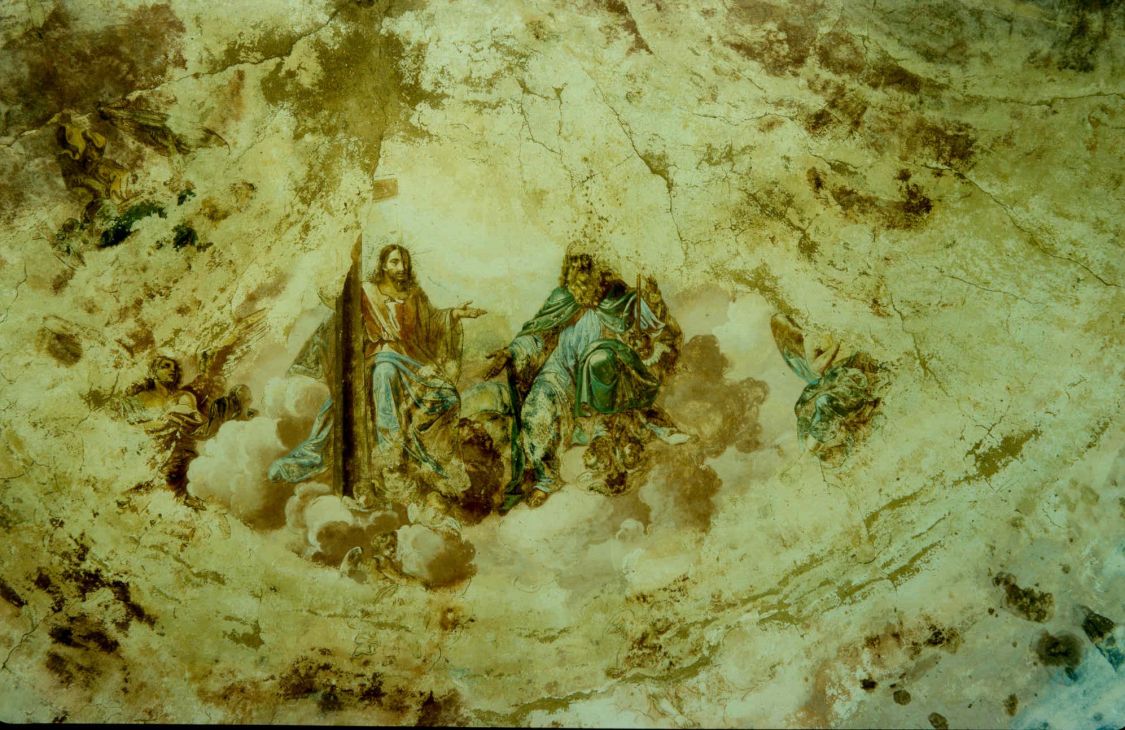 Лесоклинье, урочище. Церковь Троицы Живоначальной. интерьер и убранство, 1994