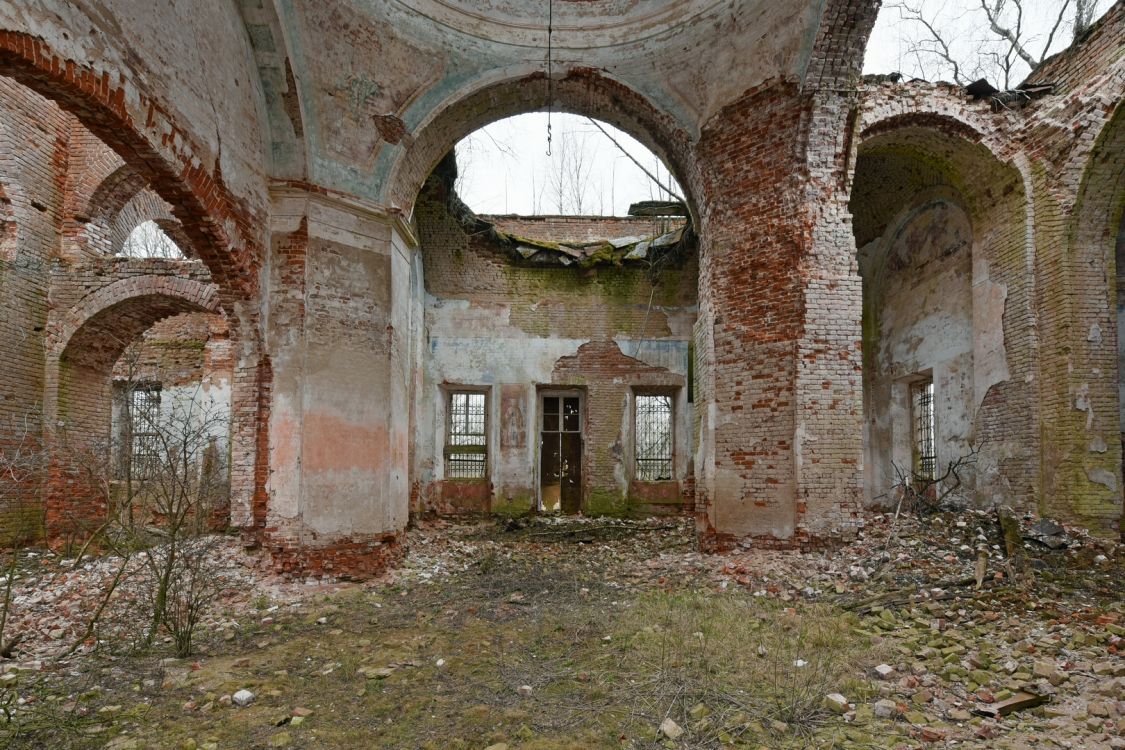 Церковь Троицы Живоначальной, Лесоклинье, урочище (Молоковский район, Тверская область). интерьер и убранство, Северная сторона основного объема