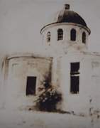 Церковь Михаила и Федора Черниговских, Церковь в селе Волоста, конец 1950-х гг, фонды Вяземского историко-краеведческого музея. , Волоста-Пятница, Угранский район, Смоленская область