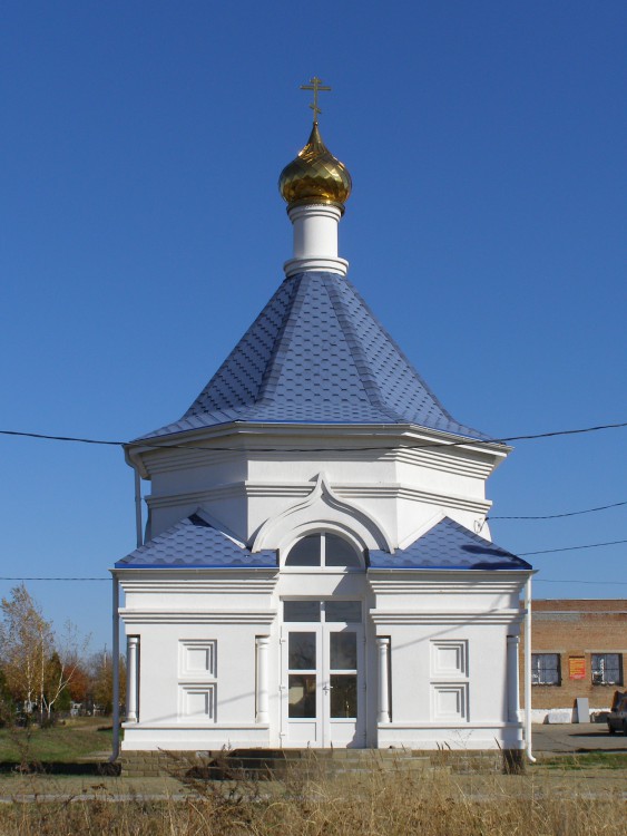 Часовня Уара мученика на новом городском кладбище, Новочеркасск (Новочеркасск, город, Ростовская область). фасады, Западный фасад