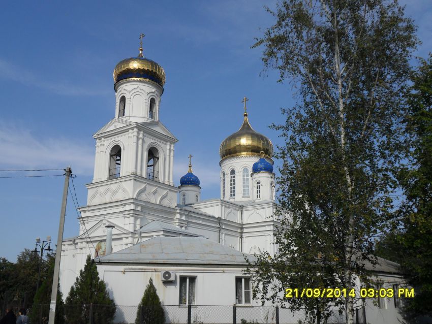 Церковь Успения Пресвятой Богородицы, Донецк (Донецк, город, Ростовская область). общий вид в ландшафте