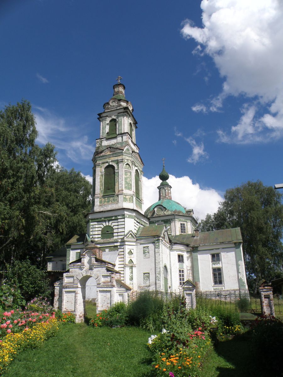 Церковь Владимирской иконы Божией Матери, Боговское (Антроповский район, Костромская область). фасады