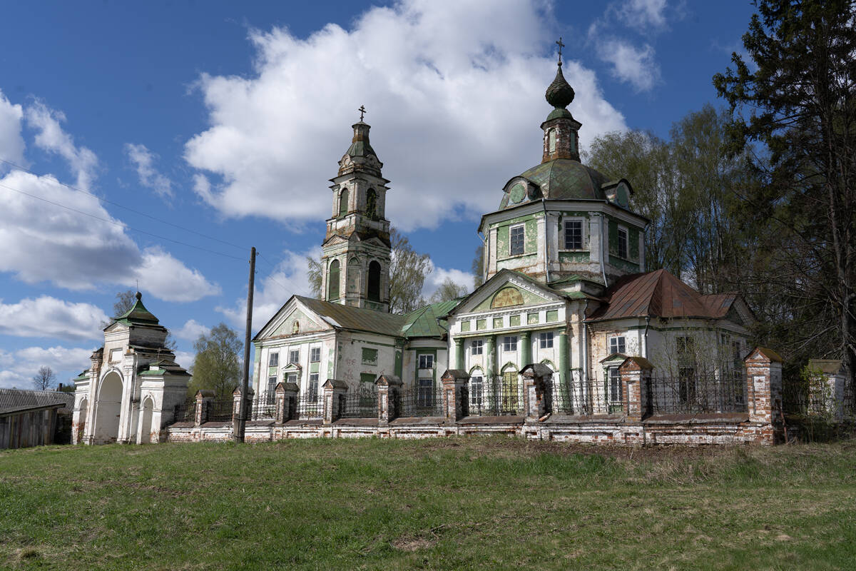 Церковь Владимирской иконы Божией Матери, Боговское (Антроповский район, Костромская область). фасады
