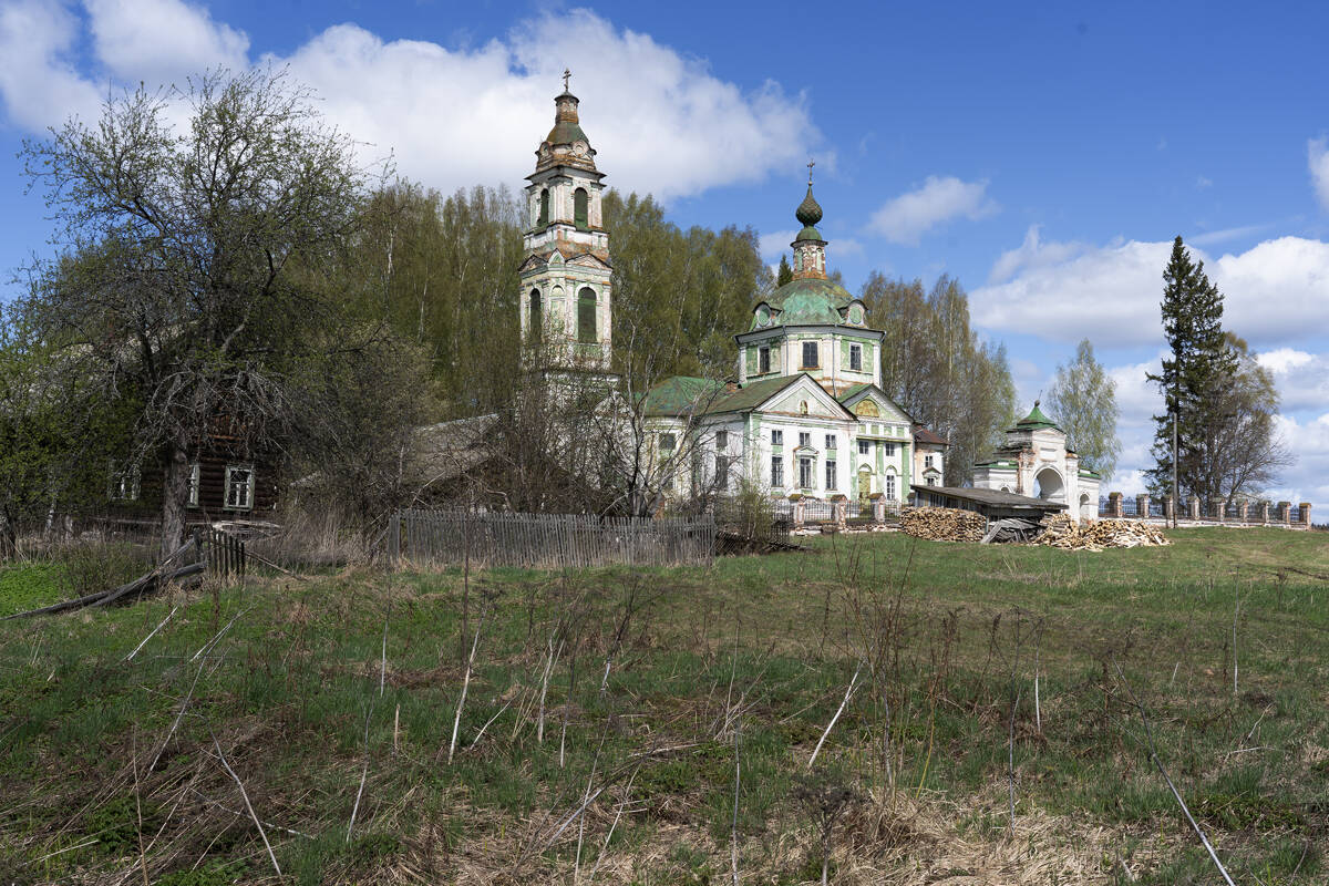 Церковь Владимирской иконы Божией Матери, Боговское (Антроповский район, Костромская область). фасады