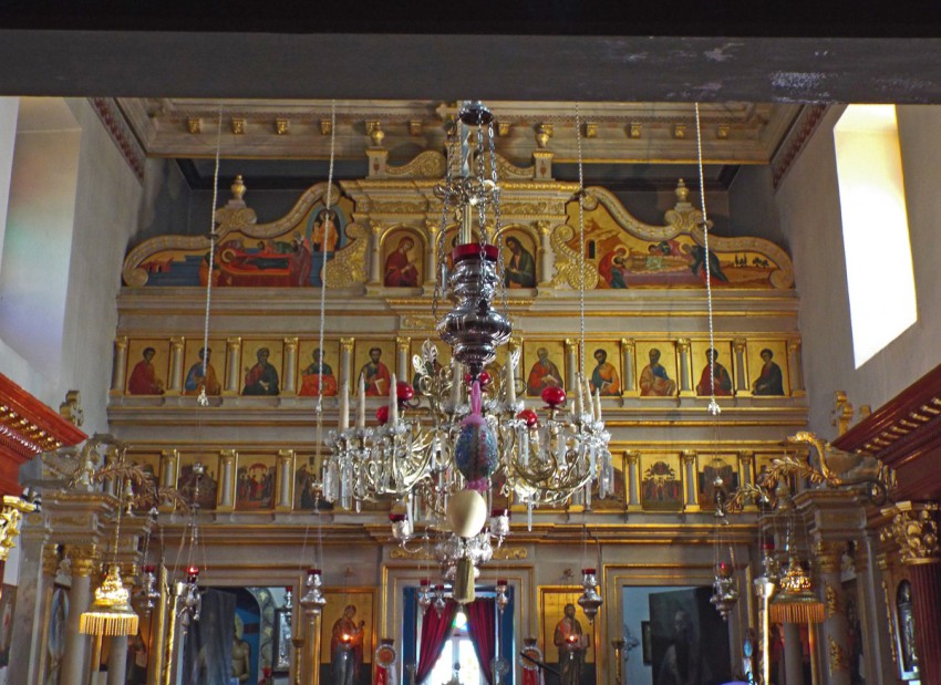 Монастырь Пантократор, Камарела (Ионические острова (Ιονίων Νήσων), Греция). интерьер и убранство