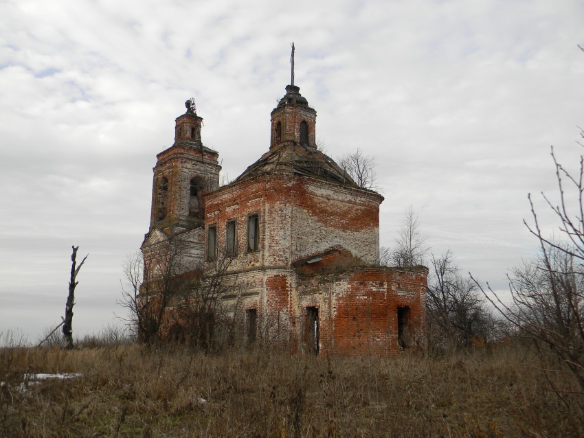 Церковь Сергия Радонежского, Щукино, урочище (Фурмановский район, Ивановская область). фасады