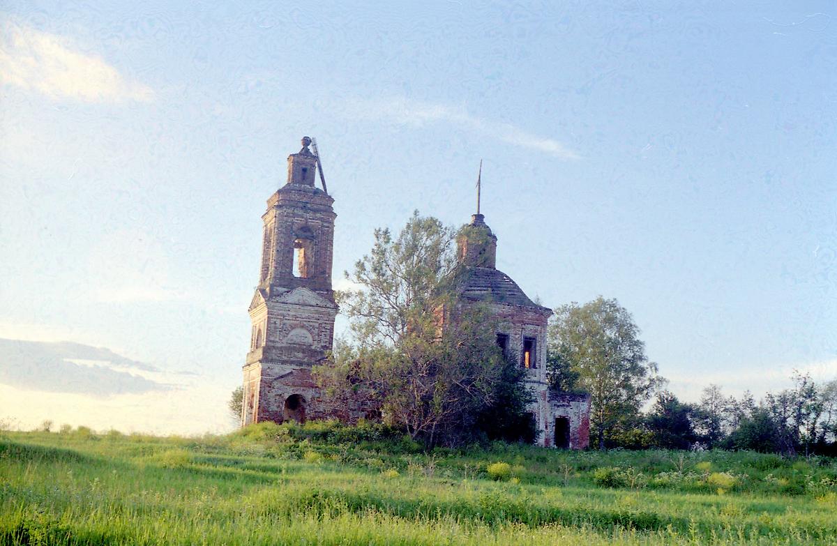 фасады. Церковь Сергия Радонежского, Щукино, урочище (Фурмановский район, Ивановская область)