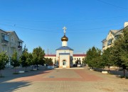 Церковь Михаила Архангела, Вид с запада, по оси вокзальной аллеи<br>, Карталы, Карталинский район, Челябинская область