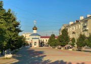Церковь Михаила Архангела, Вид с запада на фоне вокзала<br>, Карталы, Карталинский район, Челябинская область