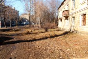 Церковь Алексия, митрополита Московского, в Ямской слободе, Вид с востока. На месте палисадника располагалась Алексиевская церковь.<br>, Калуга, Калуга, город, Калужская область