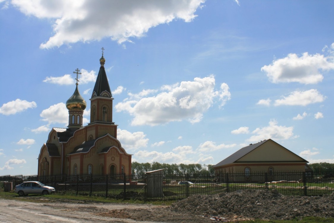 Старое Дрожжаное. Церковь Сергия Радонежского. фасады