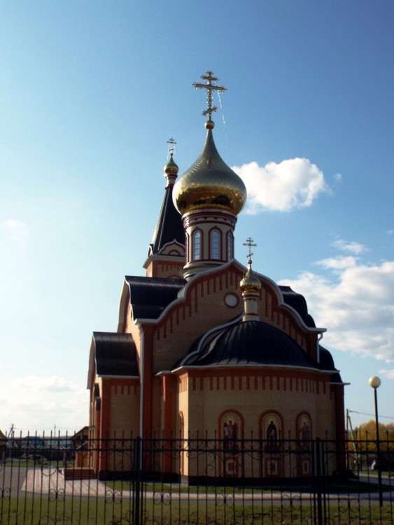 Старое Дрожжаное. Церковь Сергия Радонежского. фасады