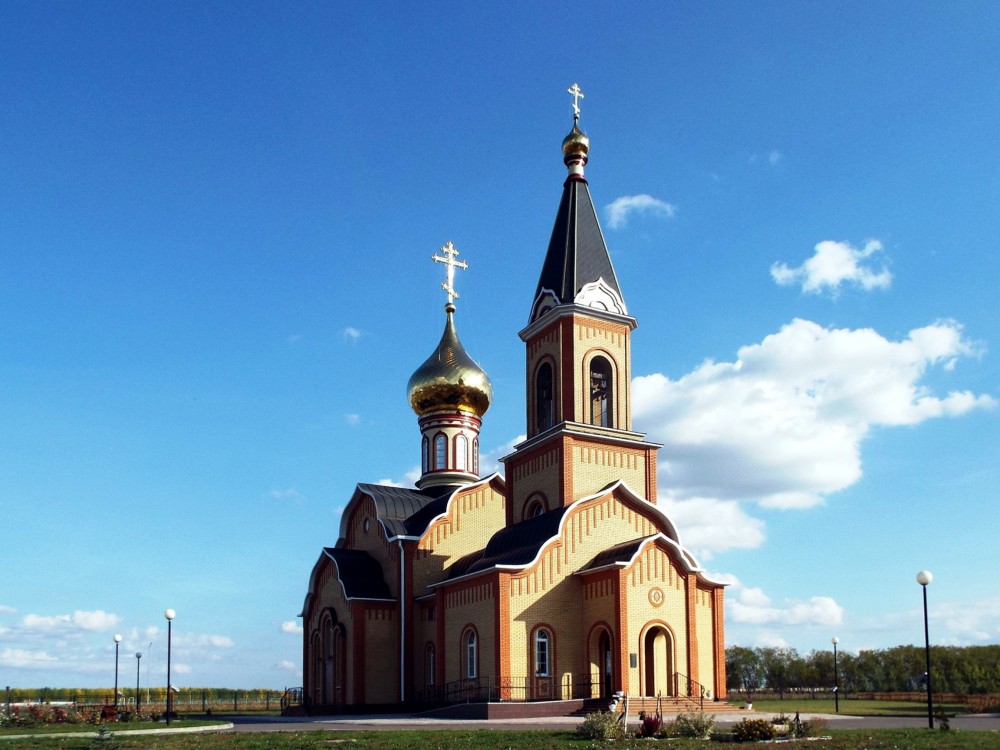 Старое Дрожжаное. Церковь Сергия Радонежского. фасады