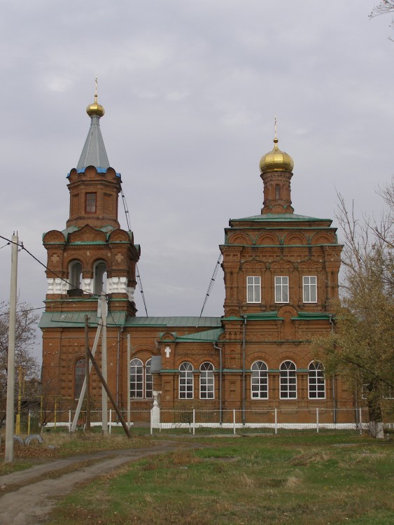 Кривянская. Церковь Тихона Задонского. фасады, Вид с юга