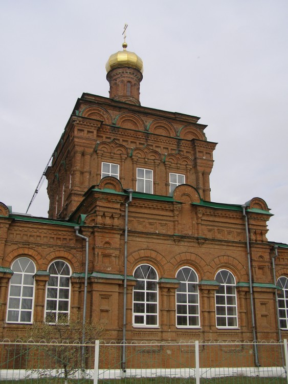 Кривянская. Церковь Тихона Задонского. фасады, Фрагмент южного фасада