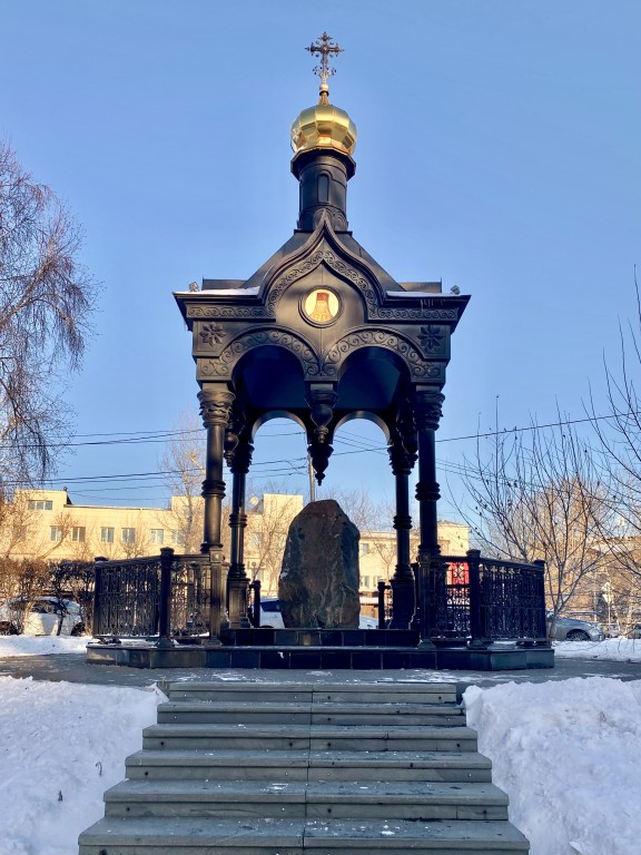 Иркутск. Часовня в память основателей Иркутска. фасады, Вид с запада
