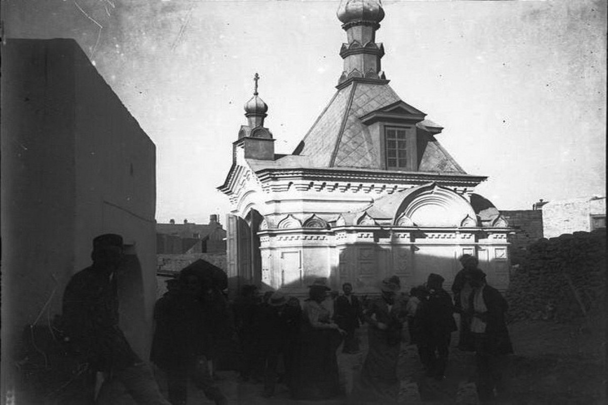 Часовня Варфоломея апостола, Баку (Азербайджан, Прочие страны). архивная фотография, Старинное фото с сайта vesti.az