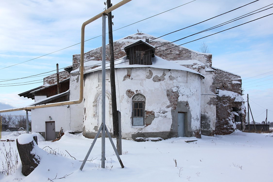 Церковь Петра и Павла, Новопетропавловское (Далматовский район, Курганская область). фасады, Восточный фасад