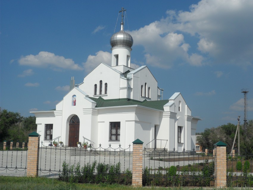 Церковь Андрея Первозванного, Хабарное (Новотроицк, город, Оренбургская область). фасады, вид с юго-запада