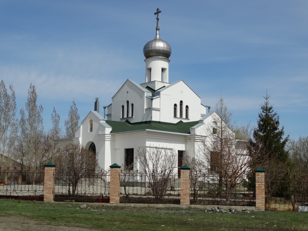 Церковь Андрея Первозванного, Хабарное (Новотроицк, город, Оренбургская область). фасады, вид с юго-запада