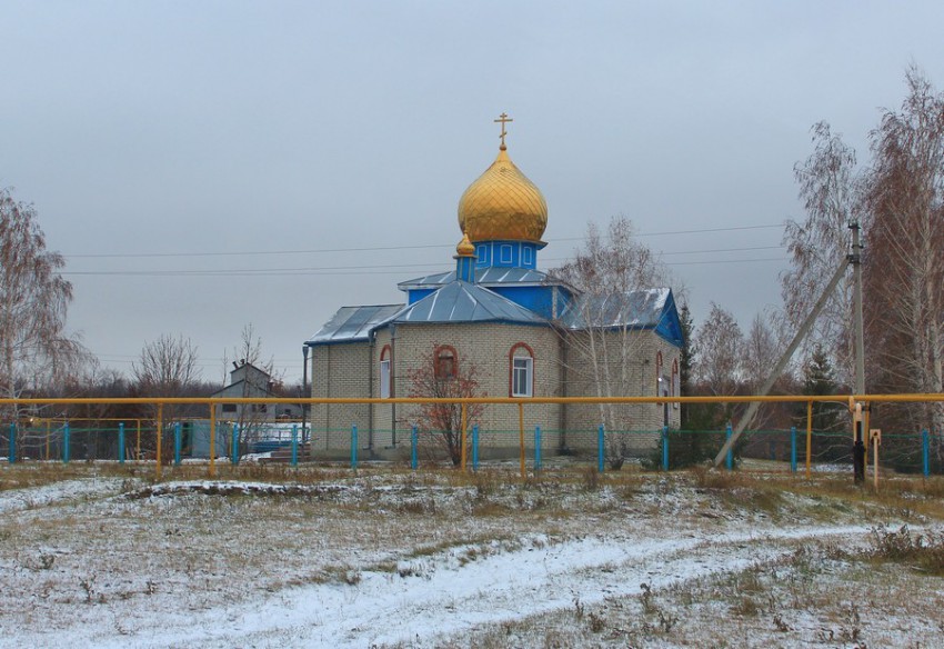 Церковь Казанской иконы Божией Матери, Малячкино (Шигонский район, Самарская область). общий вид в ландшафте