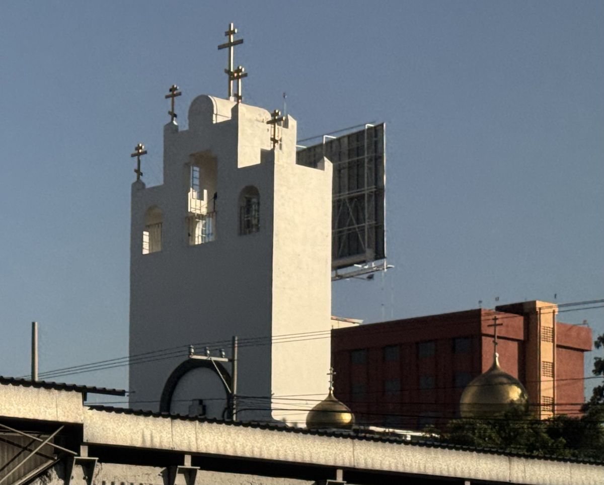 Собор Вознесения Господня, Мехико (Мексика, Прочие страны). фасады, Вид с северо-запада с Сиркуито Интериор