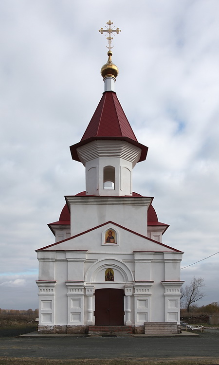 Соколово. Церковь Харалампия Магнезийского. фасады, Западный фасад