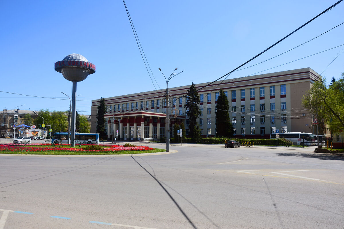 Благовещенский Митрофанов монастырь, Воронеж (Воронеж, город, Воронежская область). общий вид в ландшафте, Фотоснимок того места, где до конца 1940-х гг. располагался Благовещенский Митрофанов монастырь.
