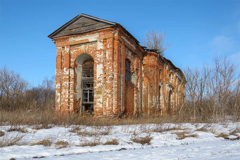 Малое Гагарино. Церковь Елисаветы. фасады