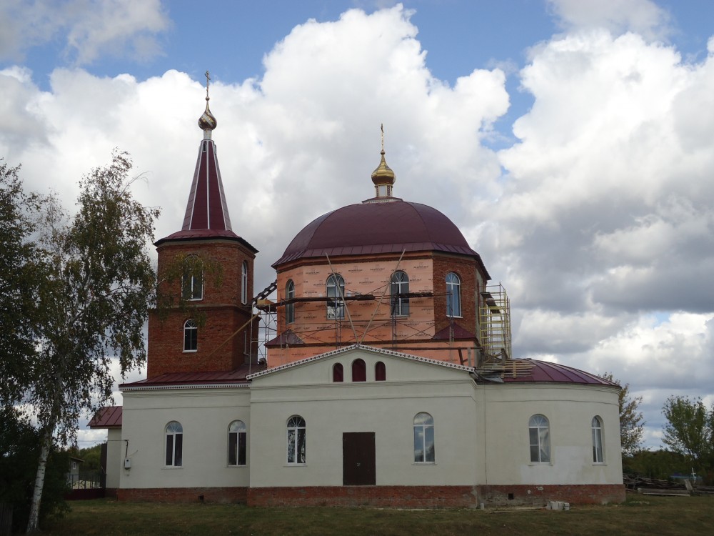 Новоклёнское. Церковь Михаила Архангела. документальные фотографии