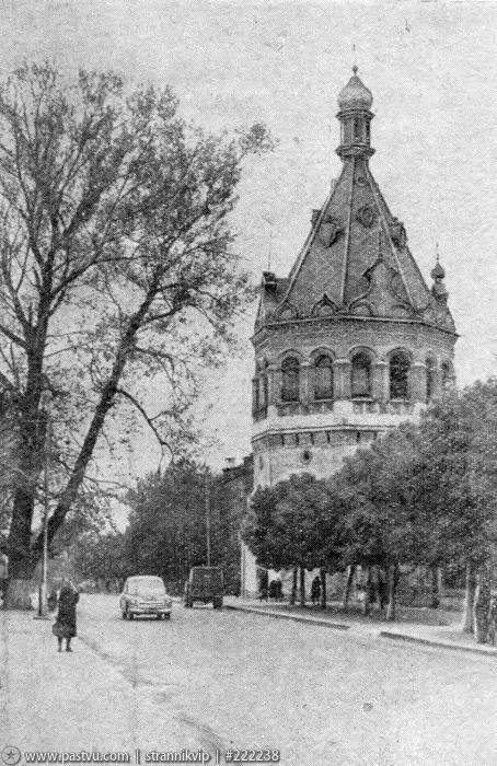 Богоявленско-Анастасьинский женский монастырь. Колокольня, Кострома (Кострома, город, Костромская область). архивная фотография, Фото с сайта pastvu.ru Фото 1960-х годов.
