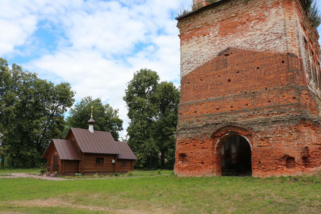 Церковь Сергия Радонежского, Кунестино (Приволжский район, Ивановская область). общий вид в ландшафте