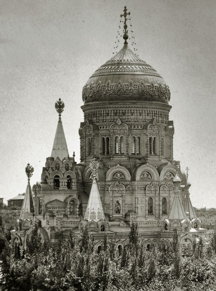 Церковь Христа Спасителя в Борках, Велетень (Спасов Скит) (Чугуевский район, Украина, Харьковская область). общий вид в ландшафте